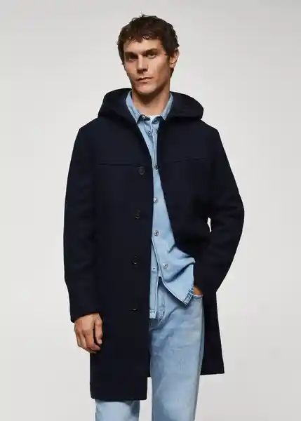 Abrigo Faro Navy Talla XXL Hombre Mango