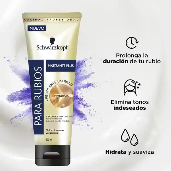 Matizante Plus Schwarzkopf Efecto Inmediato 