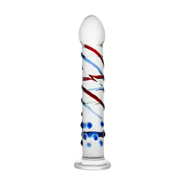 Dildo 4 de Julio de Vidrio