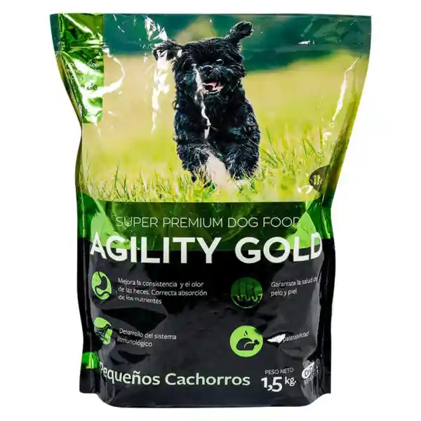 Agility Gold Alimento Para Perro Pequeños Cachorros 1.5 Kg
