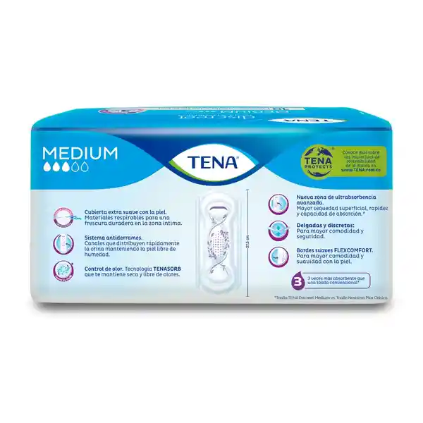 Tena Toalla Higiénica Discreet Medium