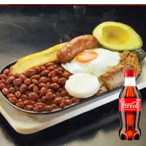 Combo Bandeja Paisa + Coca Cola Original 250ML