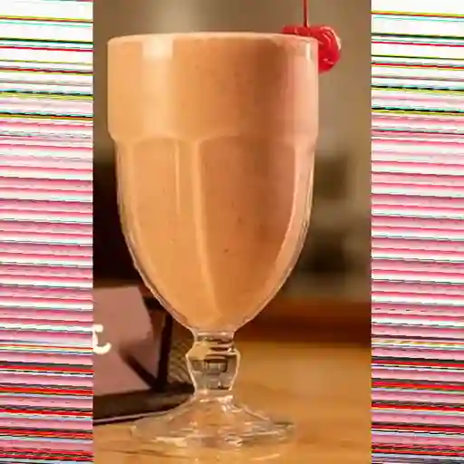 Jugo de manda - fresa en leche