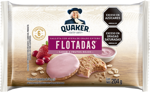 Quaker Galletas Avena Frutos Rojos 34 g