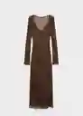 Vestido Valeria Negro Talla S Mujer Mango