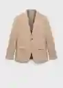 Blazer Americana Paris Beige Talla 48 Hombre Mango