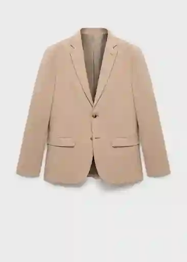 Blazer Americana Paris Beige Talla 48 Hombre Mango