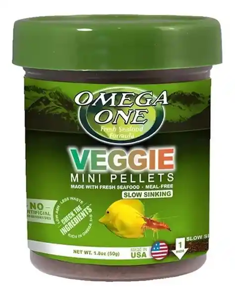 Omega Alimento Para Pez Veggie Kelp Pellets Micro Alga Small