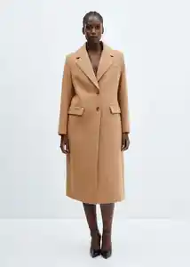 Abrigo Linda Camel Talla 26 Mujer Mango