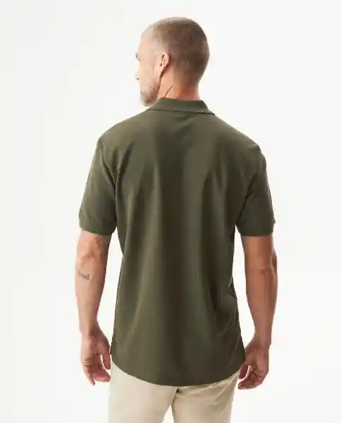 Camiseta Polo Classic Masculino Verde Pino Oscuro T M Chevignon