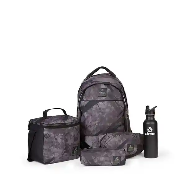 Xtrem Pack Escolar Multi Smoked Pavement Gris