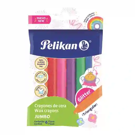 Pelikan Crayón Glitter