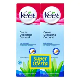 Crema Depilatoria Veet Piel Sensible