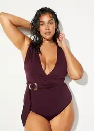 Mango Bañador Getsmani Granate Talla M