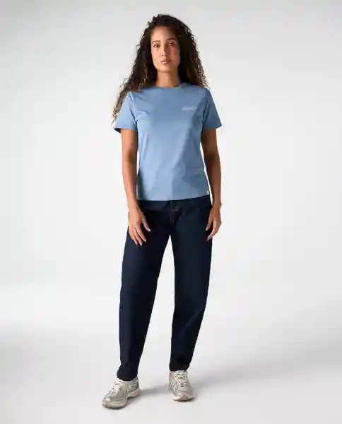 Camiseta Mujer Azul Talla M 602G020_AZU184220 Americanino