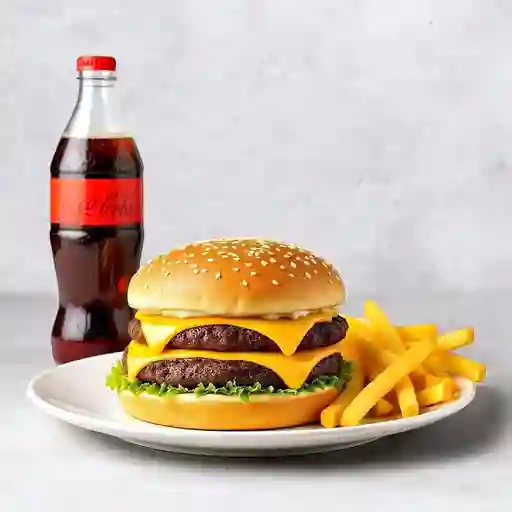 COMBO DOBLE CARNE, DOBLE QUESO