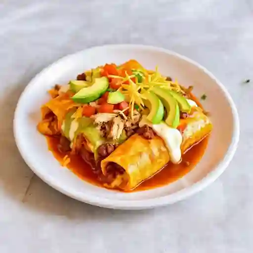 Enchiladas de la Casa Mixtas Bandera