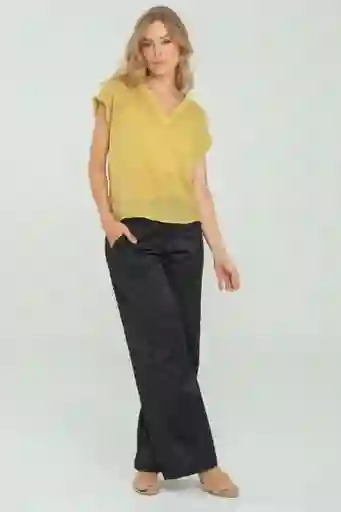 Blusa Soft Color Verde Olivo Talla L Ragged