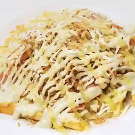 Salchipapa Suiza