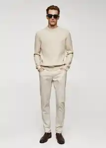 Buzo Jersey Carbonel Piedra Talla XXL Hombre Mango