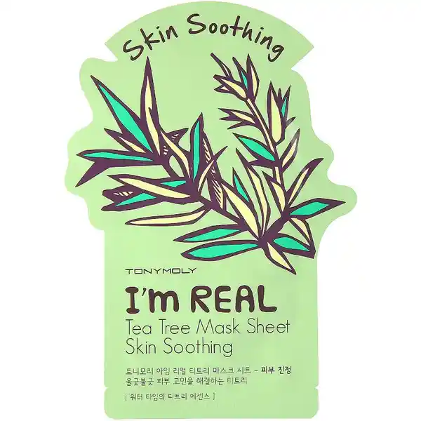 Soothing Tonymoly Mascarilla Im Real Tea Tree Skin