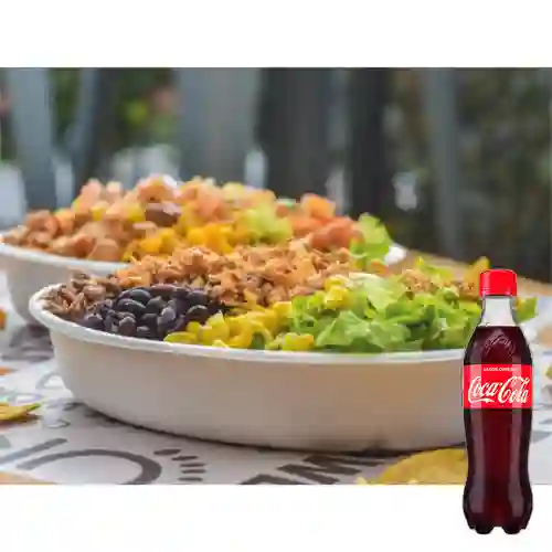 Combo Arma Tu Bowl/Burro Mediano +Cocacola Orig 400ml