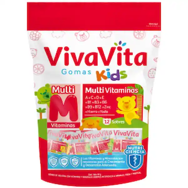 Multivit Vivavita Gomas Amínicos Kids