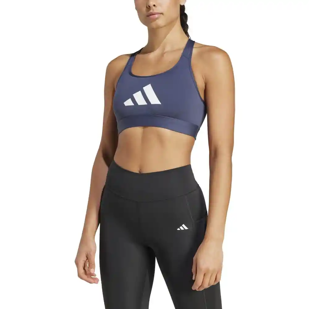 Adidas Crop Pwrct Bl Bra Mujer Azul M