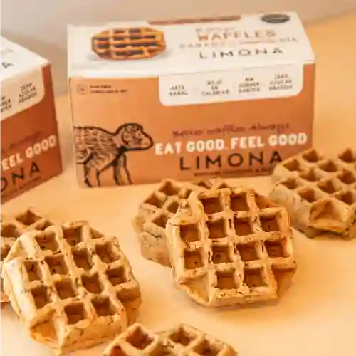 Waffles de Banano y Chocolate X 6