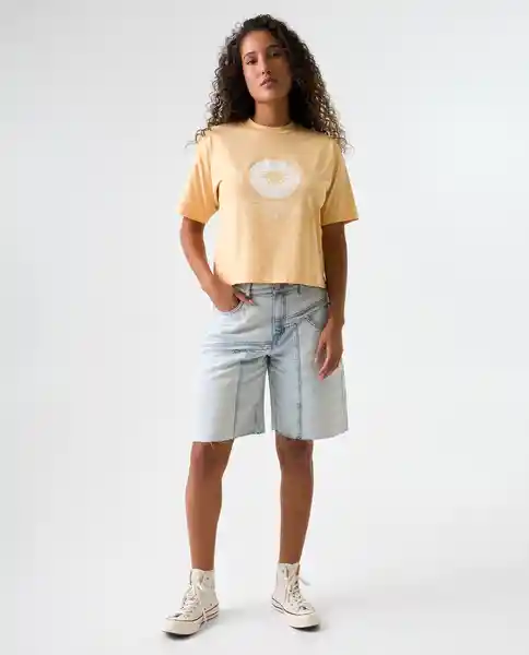 Short Mujer Azul Talla 6 352G004_AZU114604 Americanino