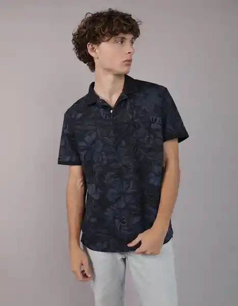 Camiseta Hombre Azul Talla LARGE 4327410 American Eagle