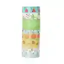 Set de Cinta Con Estampado Rollo Serie Miniso