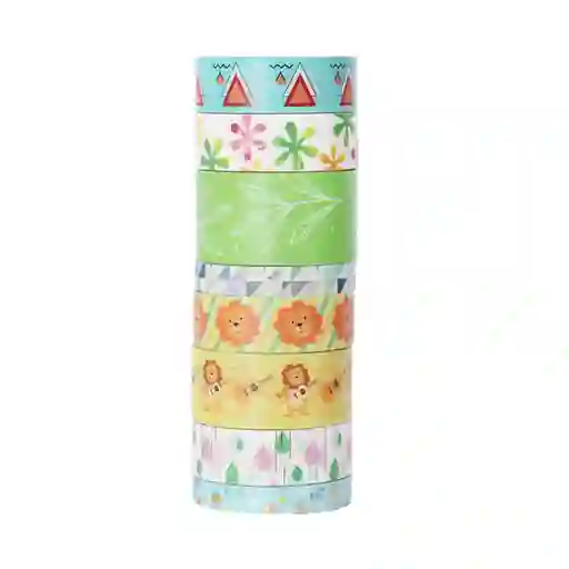 Set de Cinta Con Estampado Rollo Serie Miniso