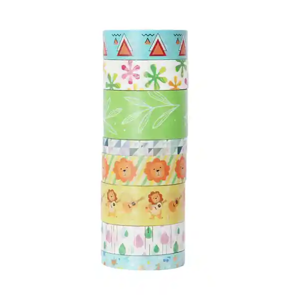 Set de Cinta Con Estampado Rollo Serie Miniso