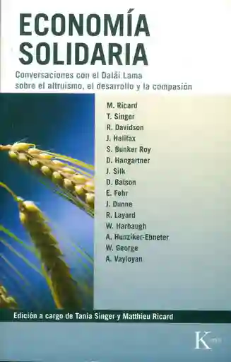 Economía Solidaria: Conversaciones Con el Dalái Lama