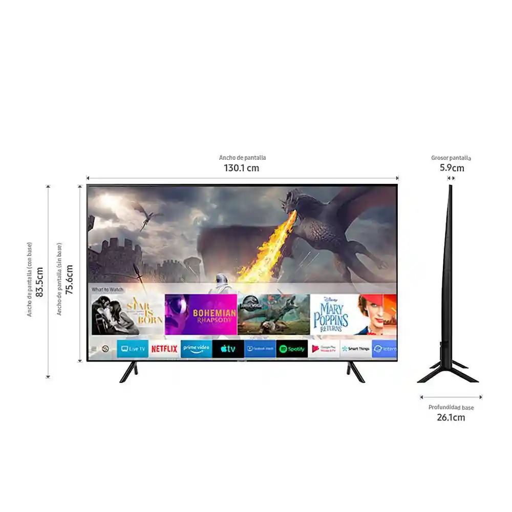 Samsung LED 58" UHD 4K Ru7100