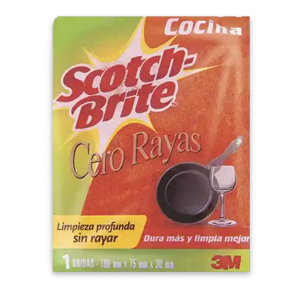 Scotch Brite Esponja Laminada Cero Rayas