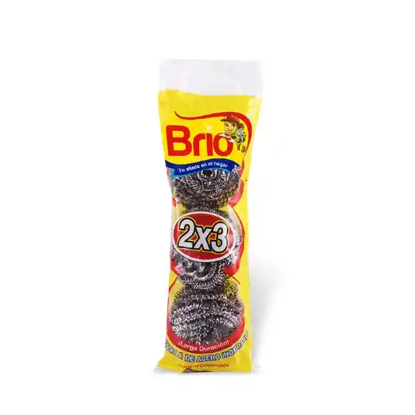 Brio Esponja de Acero Inoxidable