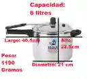 Corona Olla Presión Plateada 6 L L22600