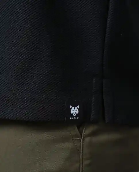 Camiseta Polo Hombre Negro S 192G004_NEG194007 Rifle