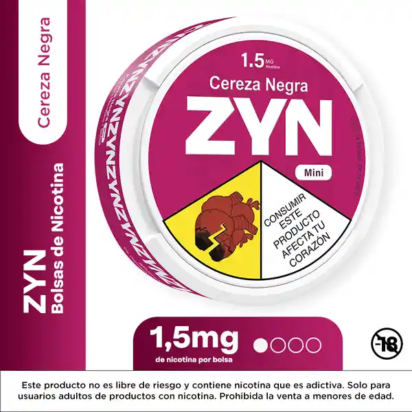 Zyn Cereza Negra 1.5 mg