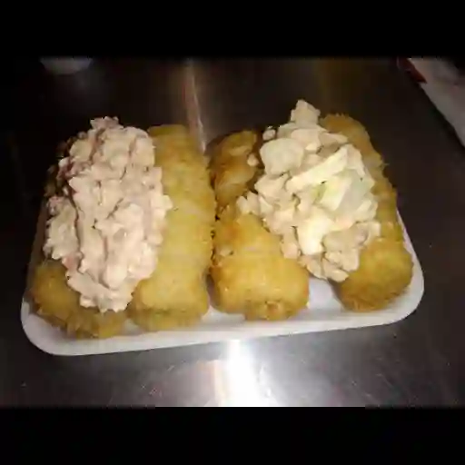 24 Makis tempuras con gratin