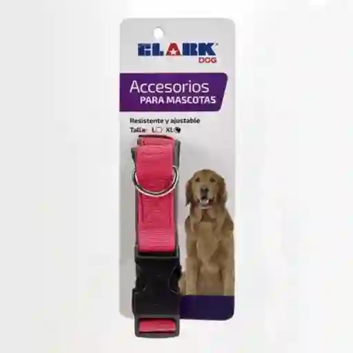 Clark Collar Para Perro Talla Xl 25 mm Fucsia 41022