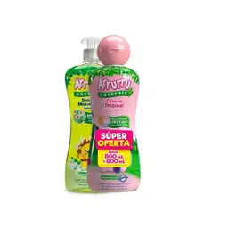 Arrurrú Shampoo Manzanilla + Colonia Rosa