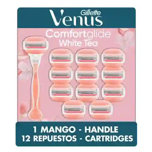 Gillette Venus Rasuradora Para Mujer + Cartuchos Humectantes