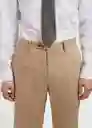 Pantalón Amalfi Beige Talla 46 Hombre Mango