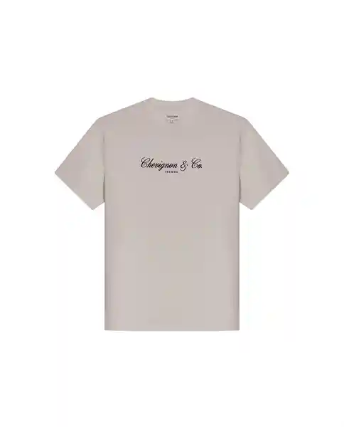 Camiseta Trdmrk Graphic Gris Fundido Medio Talla XXL Chevignon