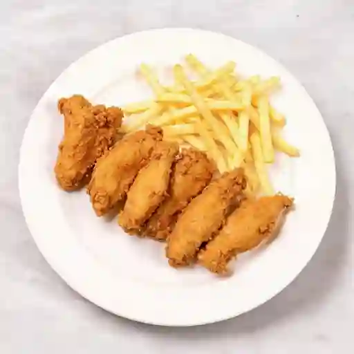 Alitas de pollo frito