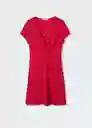 Vestido Cuore Rojo Talla 24 Mujer Mango