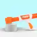 Miniso Lanzador de Pelotas Bala Suave Gris y Naranja